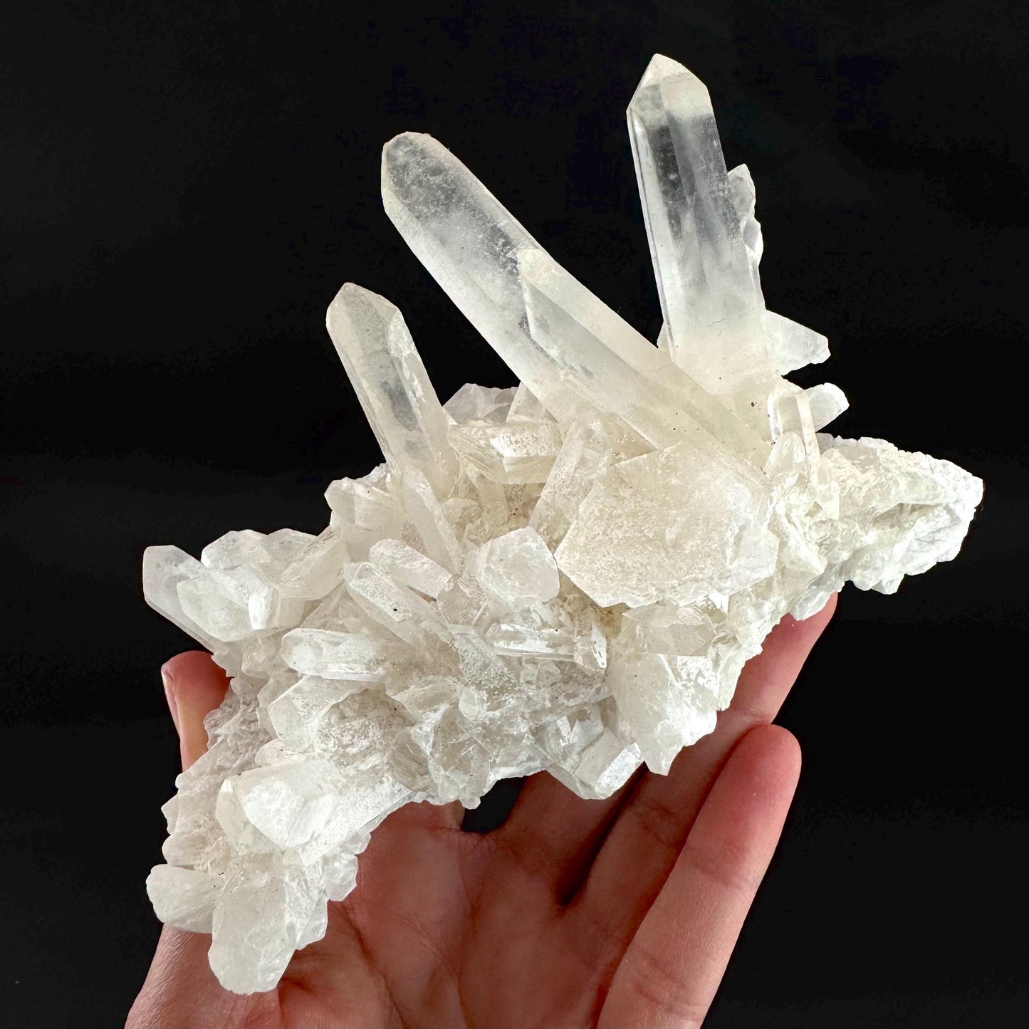 Natural Quartz Crystal Cluster | raw mineral specimen