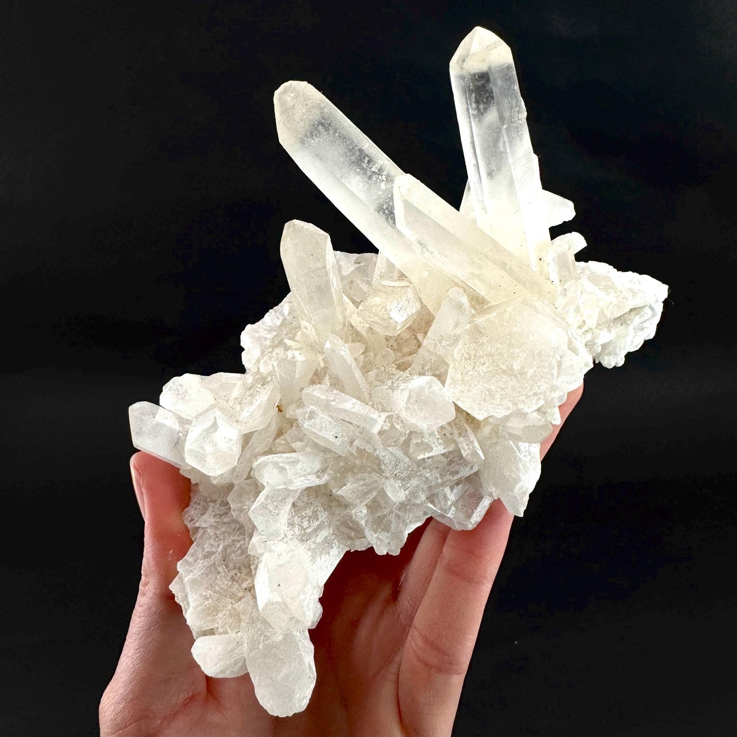 Natural Quartz Crystal Cluster | raw mineral specimen