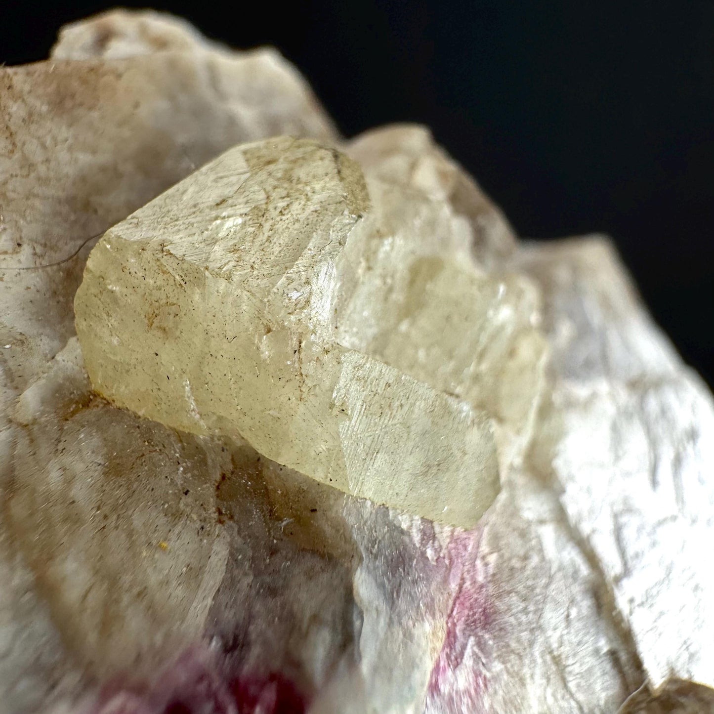Rare! Londonite with Liddicoatite | natural crystal cluster, raw mineral specimen (Madagascar)