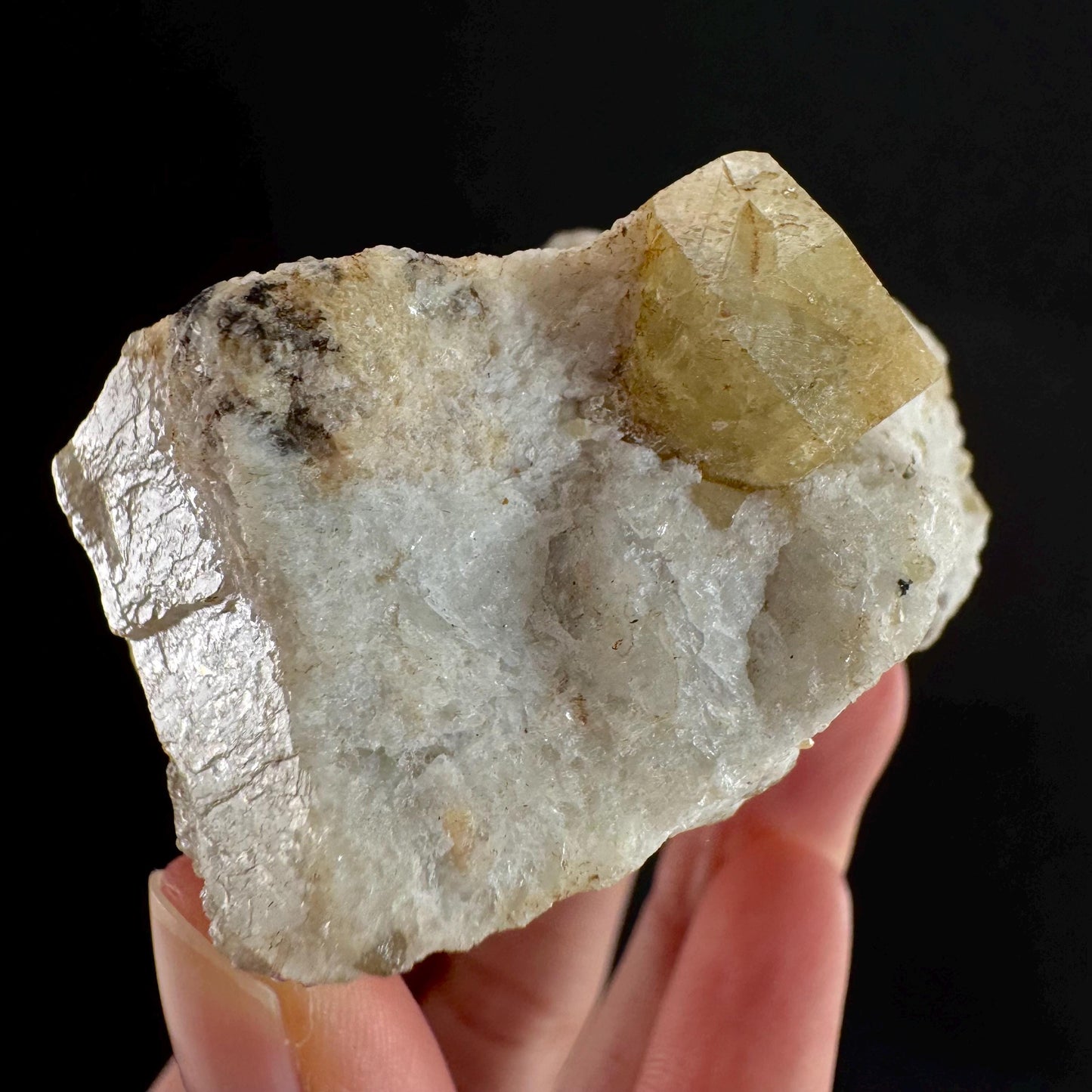 Rare! Londonite with Liddicoatite | natural crystal cluster, raw mineral specimen (Madagascar)