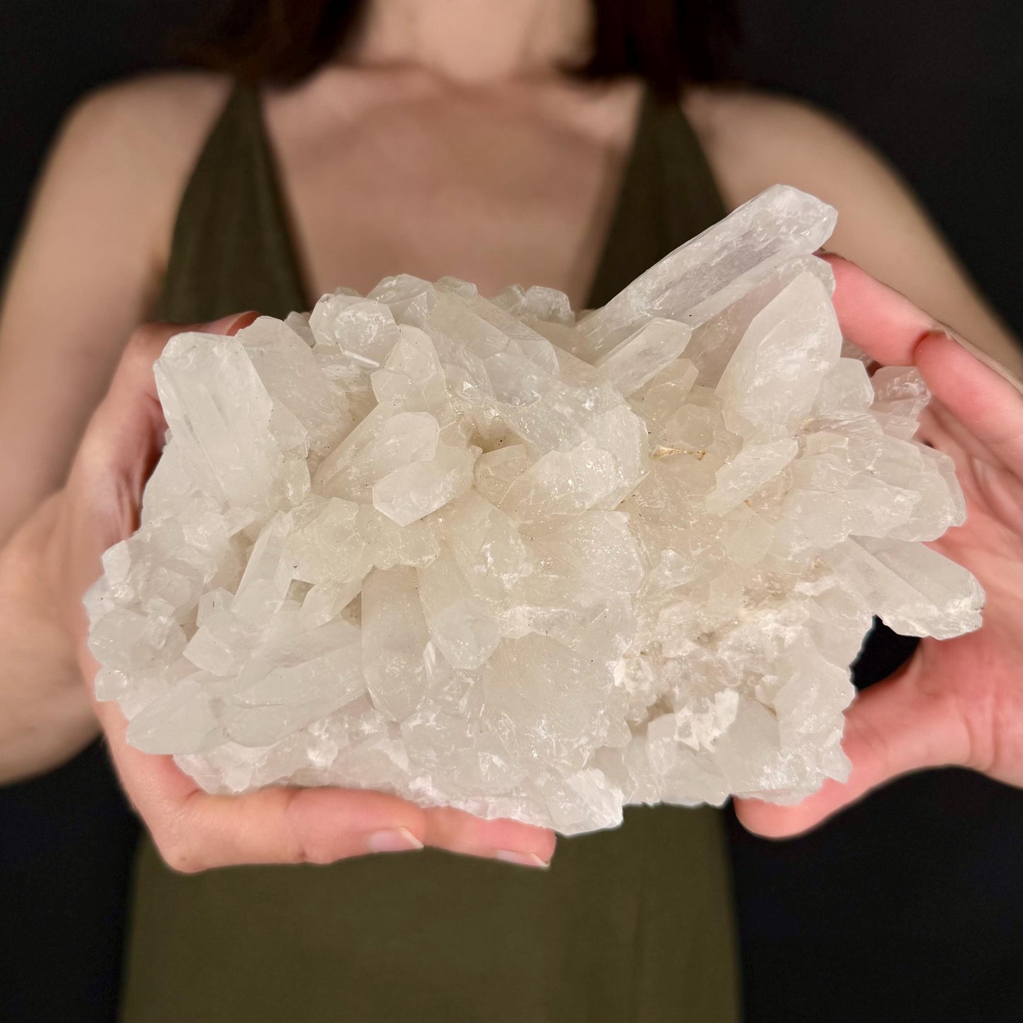 XL Natural Quartz Crystal Cluster | raw mineral specimen