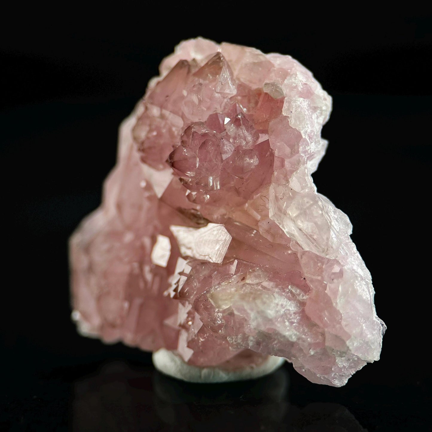 Crystallized Rose Quartz | Rare mineral specimen from Brazil