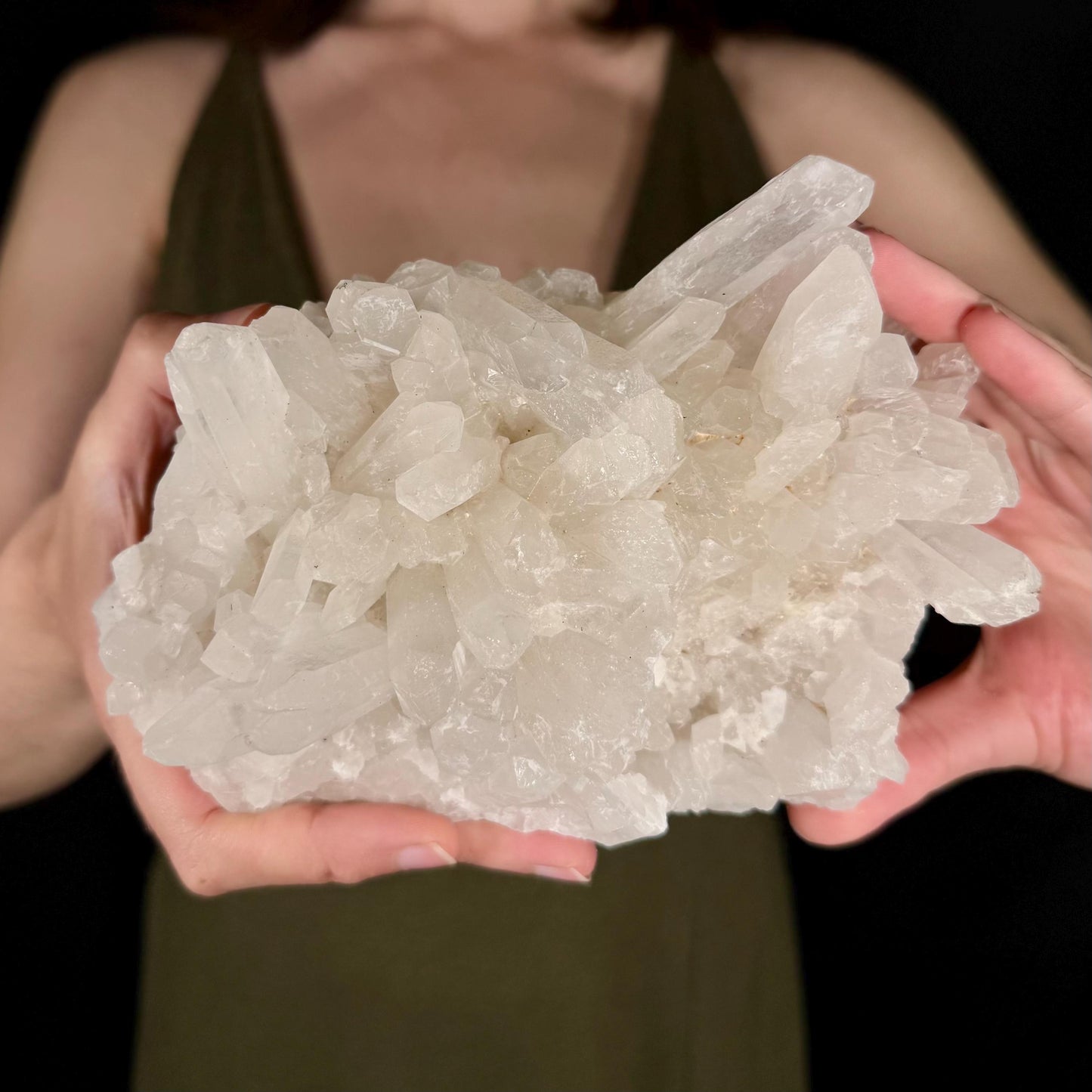 XL Natural Quartz Crystal Cluster | raw mineral specimen