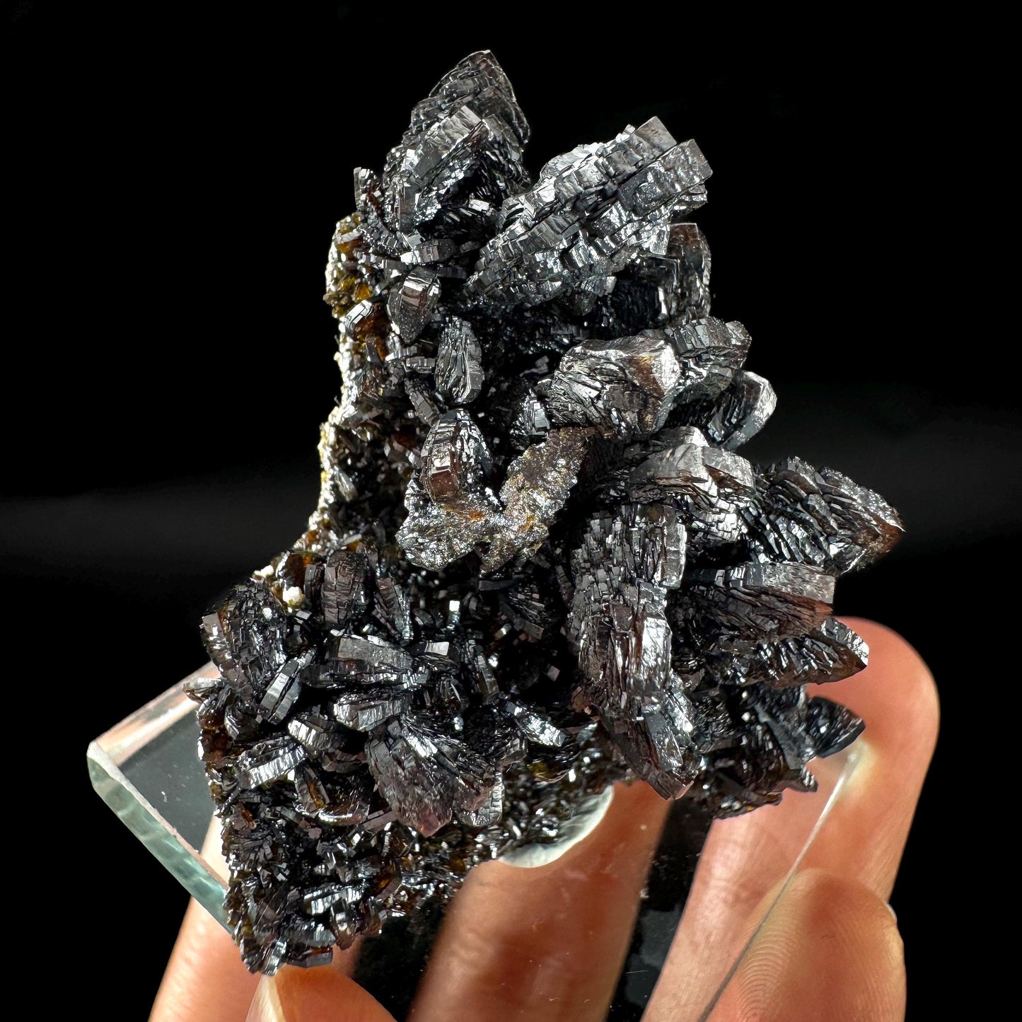 Descloizite | metallic crystal, rare mineral specimen from Namibia