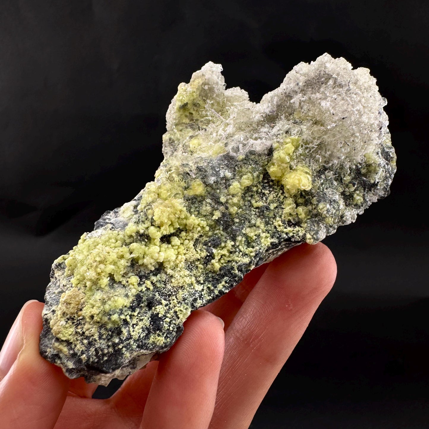 UV Reactive Hyalite Opal | Fluorescent Mineral Specimen from Namibia