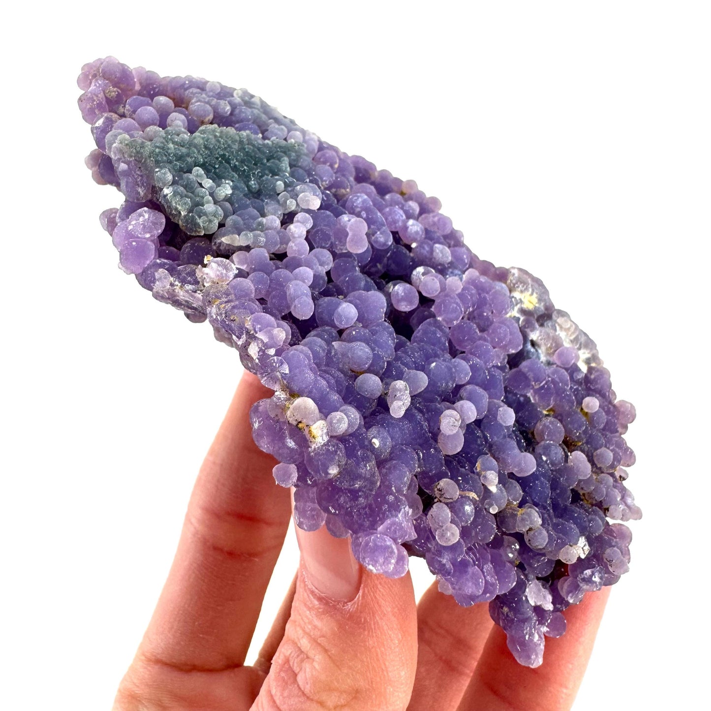 Purple Grape Agate | botryoidal crystal cluster, mineral specimen from Indonesia