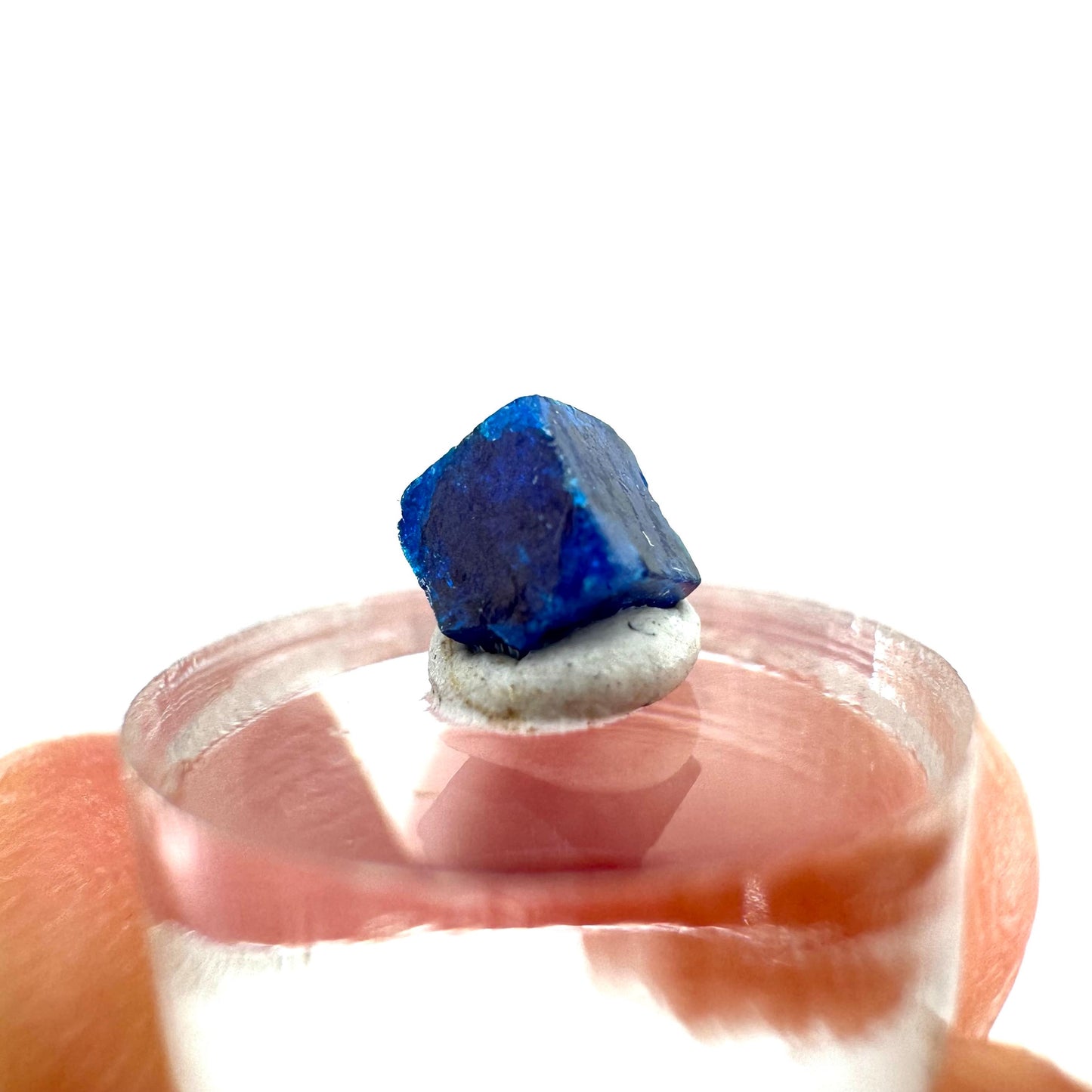 Boleite | blue cube crystal, tiny rare mineral specimen from Mexico