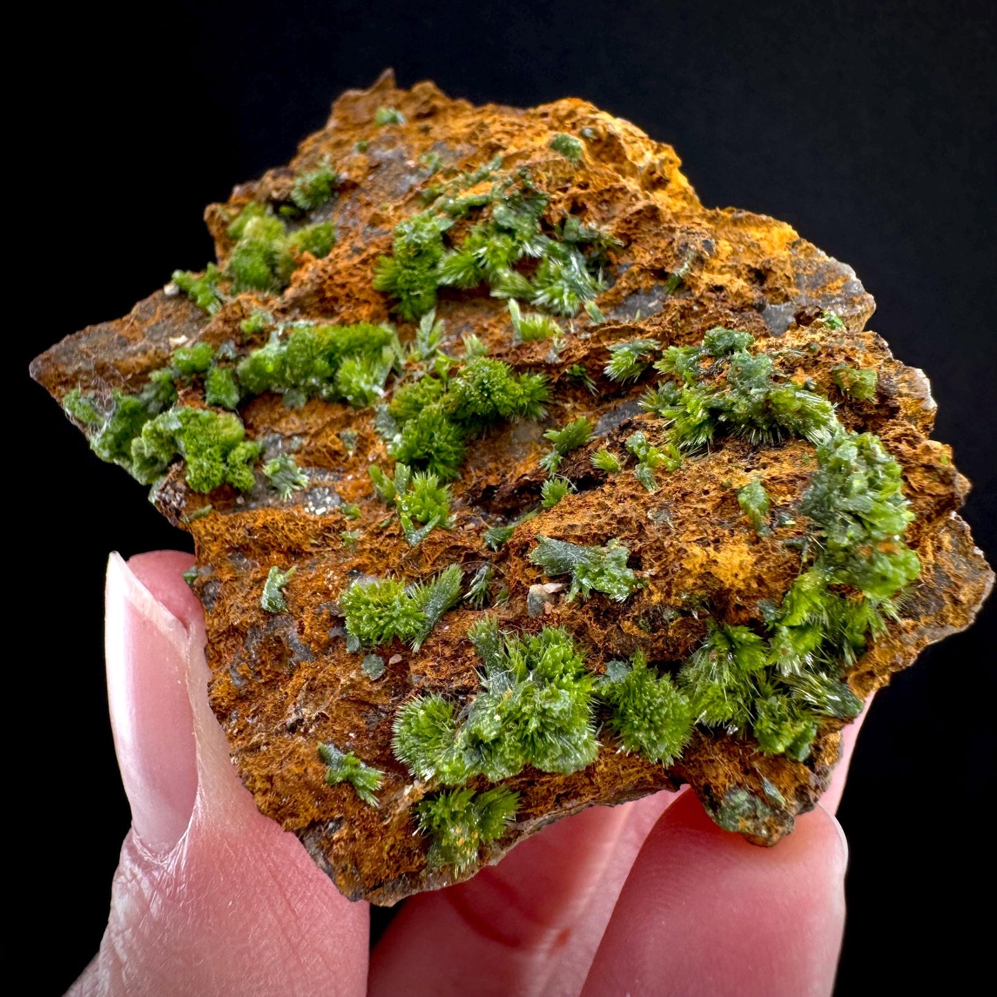Pyromorphite | green pyromorphite crystal, rare mineral specimen from France