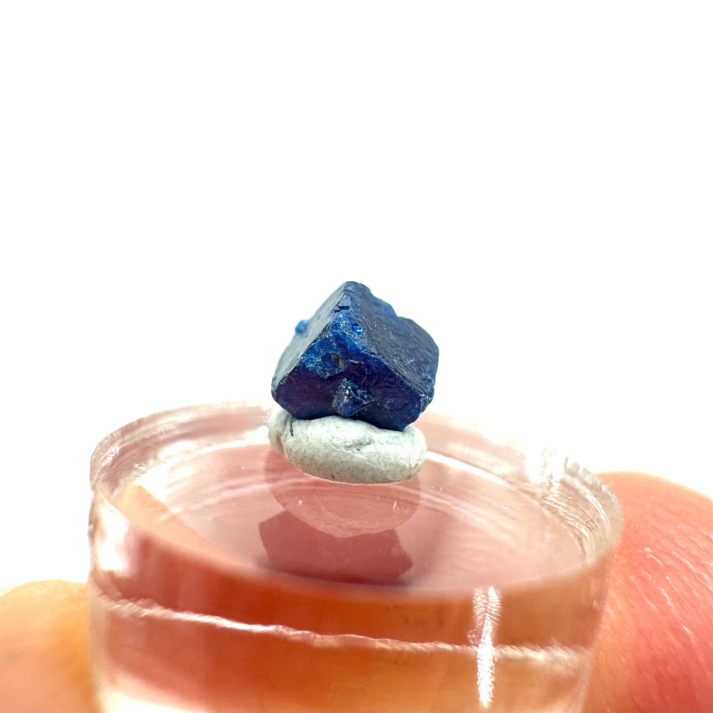 Boleite | blue cube crystal, tiny rare mineral specimen from Mexico