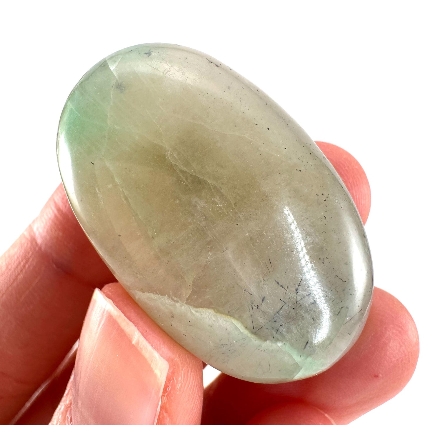 Green Garnierite Cabochon | Madagascar Moonstone Gemstone