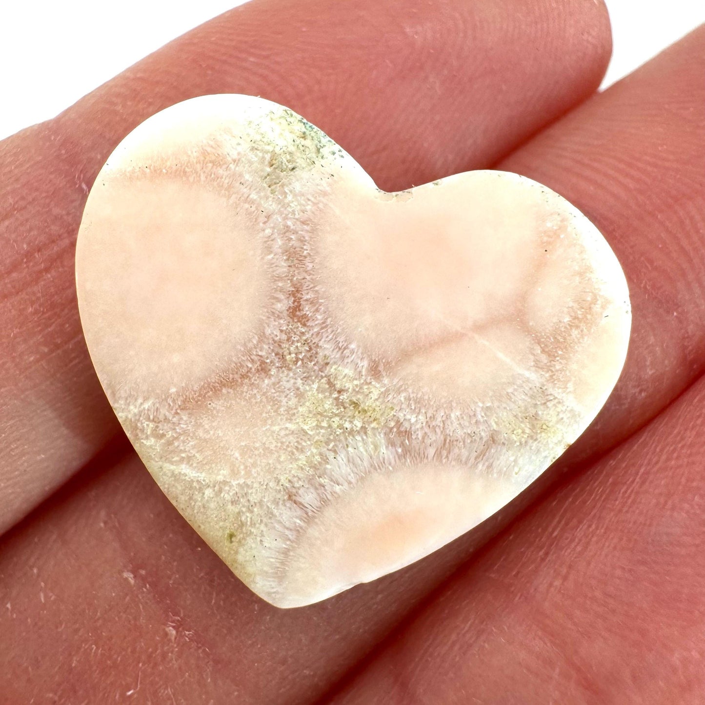 Pink Natrolite Gemstone Cabochon