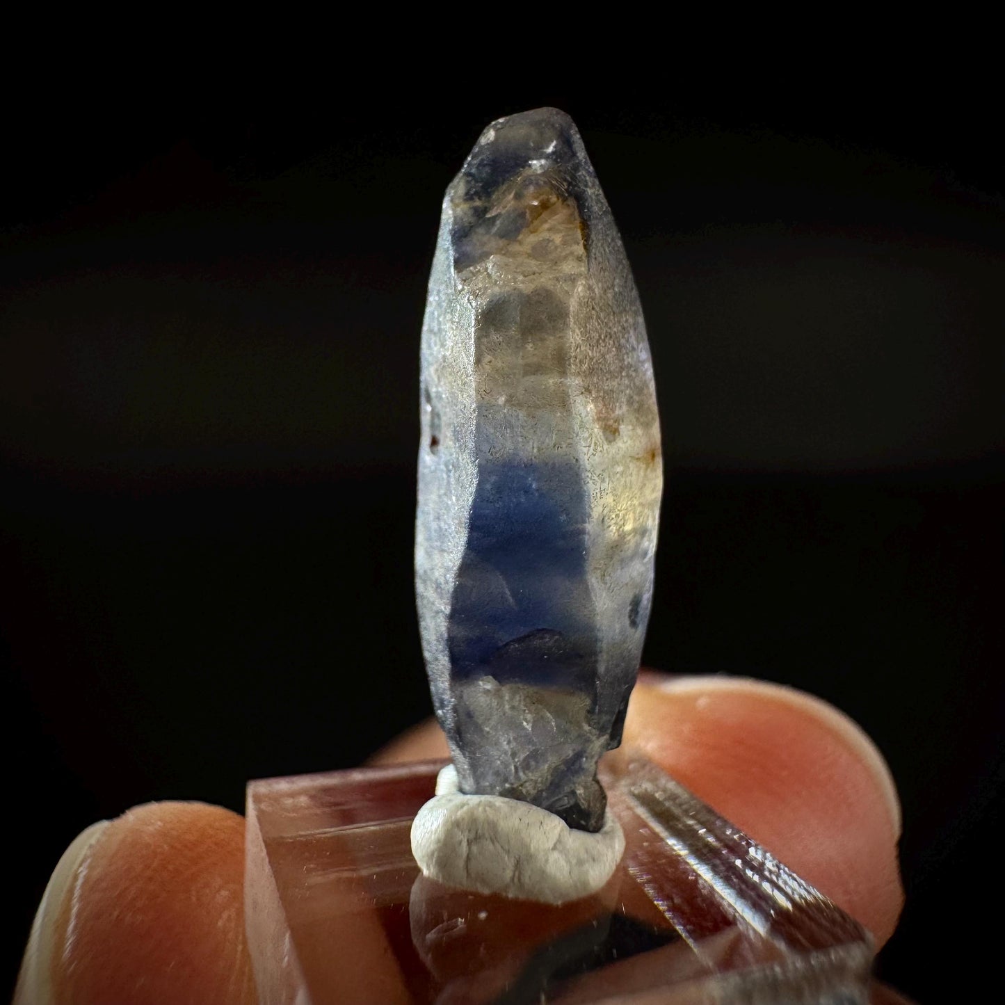 Ceylon Sapphire | natural blue crystal, uncut raw sapphire, mineral specimen from Sri Lanka