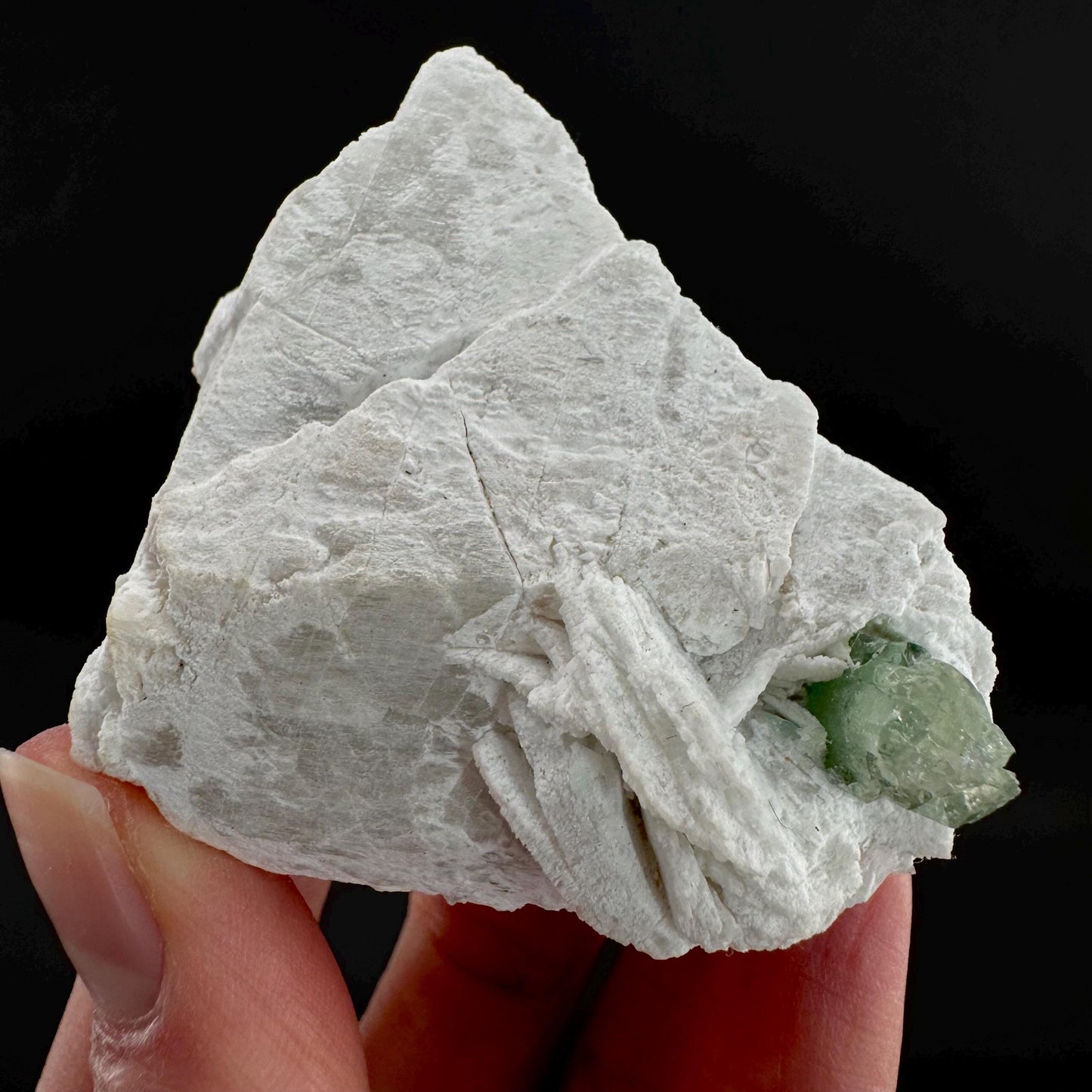 Indicolite Tourmaline on Matrix | Natural Blue-Green Crystal, Mineral Specimen from Pakistan