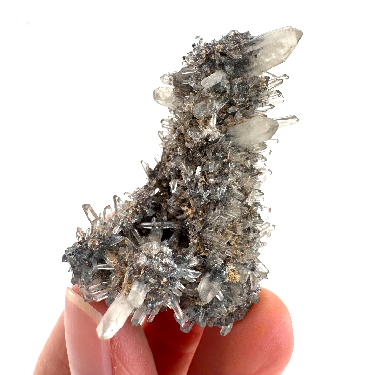 Lattice Quartz on Feldspar | Gitter Crystal, Mineral Specimen from Namibia