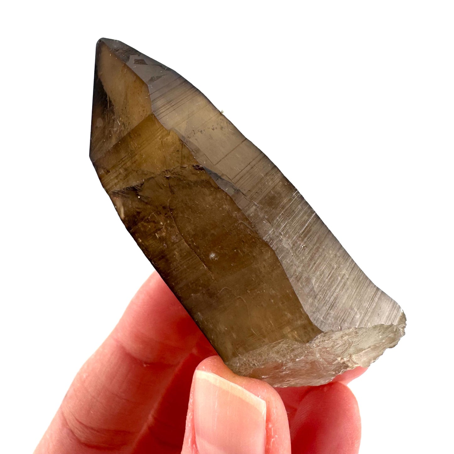 Namibian Smoky Quartz Crystal Point | Raw Mineral Specimen