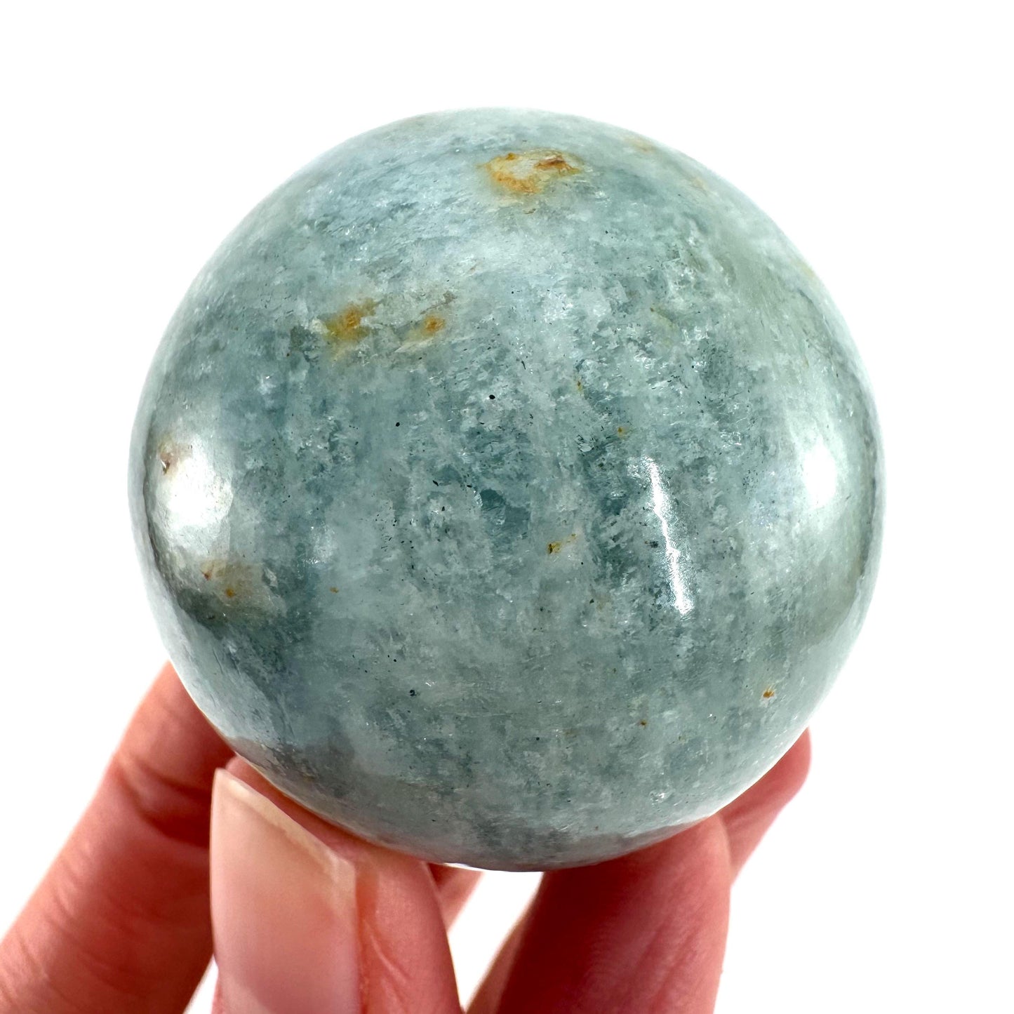 Aquamarine Sphere | Polished Crystal Ball