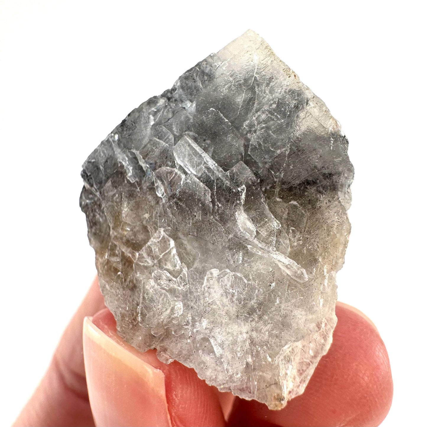 Barite with Stibnite | Crystal cluster, baryte mineral specimen from DR Congo