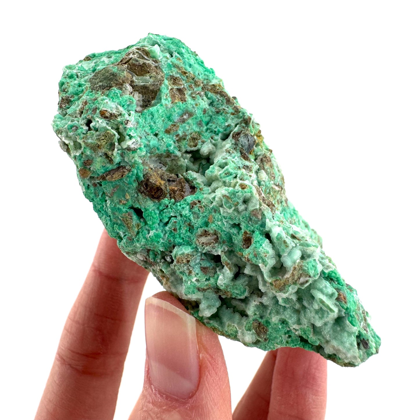 Mint Chrysoprase | Druzy Crystal, mineral specimen from Indonesia