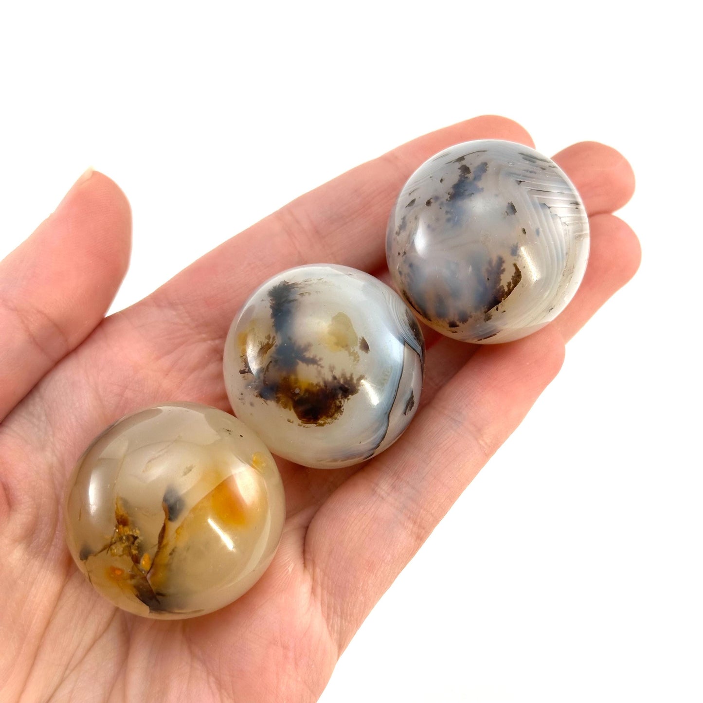 Dendritic Agate Sphere | Polished Crystal Ball