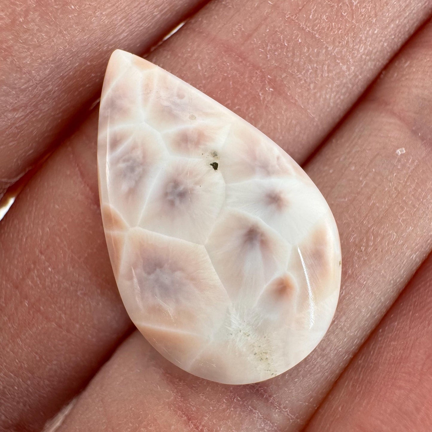 Pink Natrolite Cabochon | Natural Gemstone