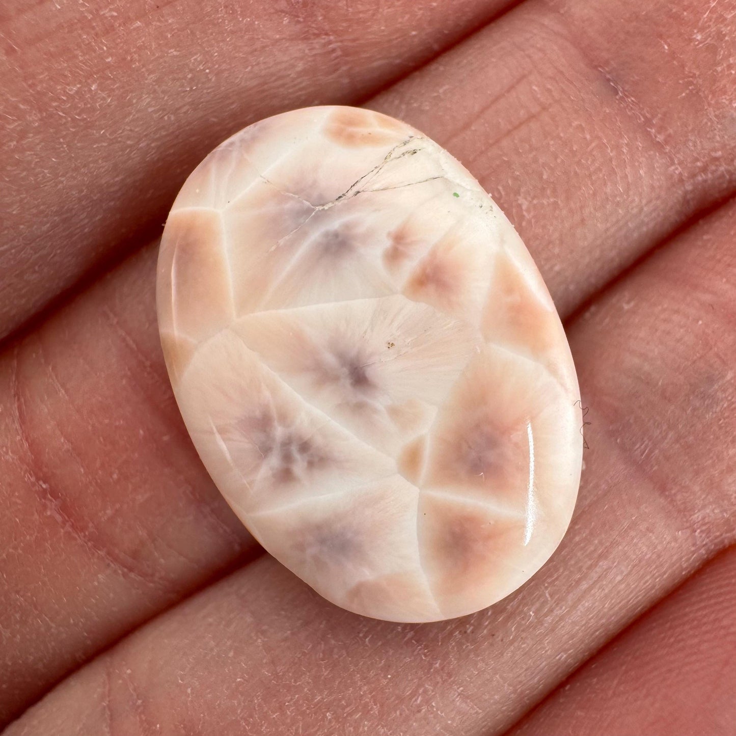 Pink Natrolite Cabochon | Natural Gemstone