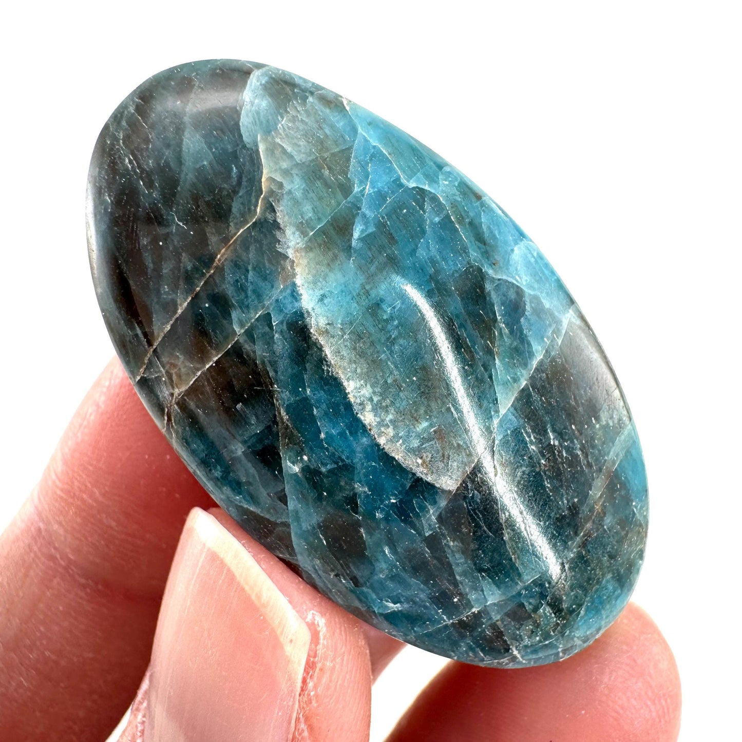 Blue Apatite Cabochon | Crystal Gemstone