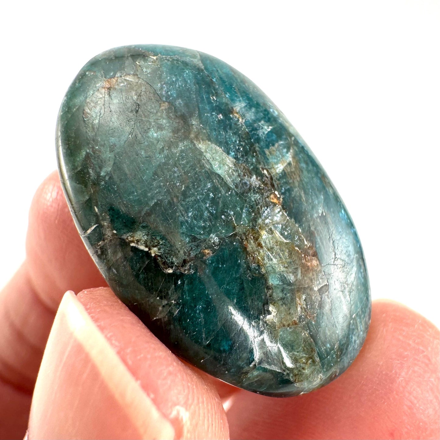 Blue Apatite Cabochon | Crystal Gemstone