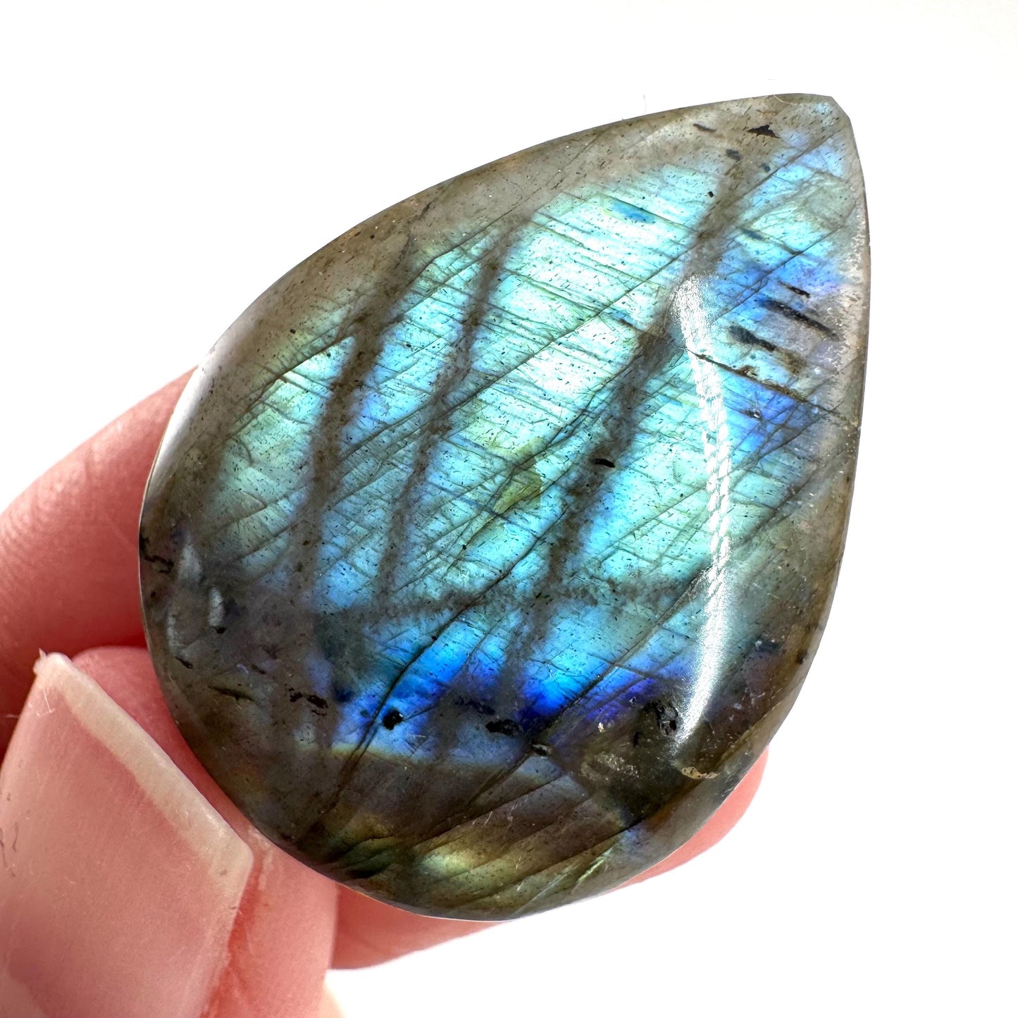 Labradorite Cabochon | Flashy Natural Gemstone