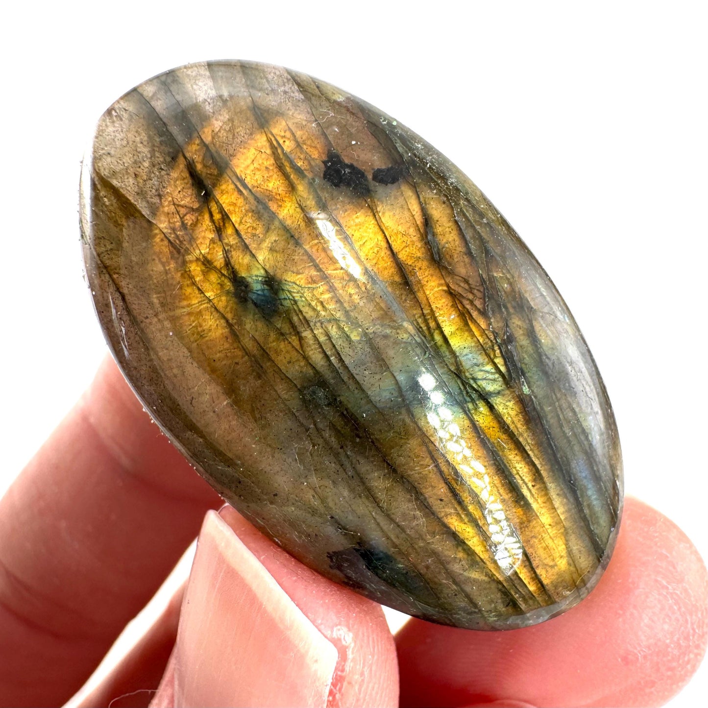 Labradorite Cabochon | Flashy Natural Gemstone