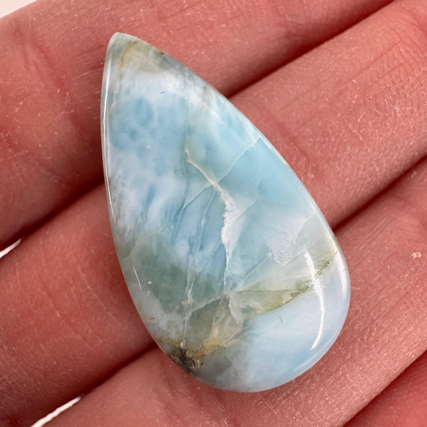 Larimar Cabochon | Natural Blue Gemstone