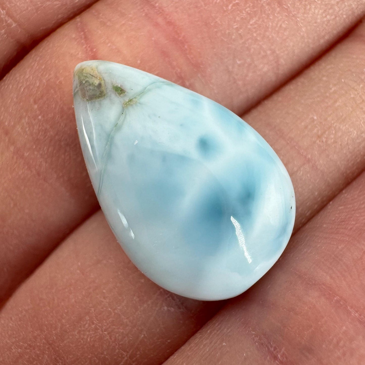 Larimar Cabochon | Natural Blue Gemstone