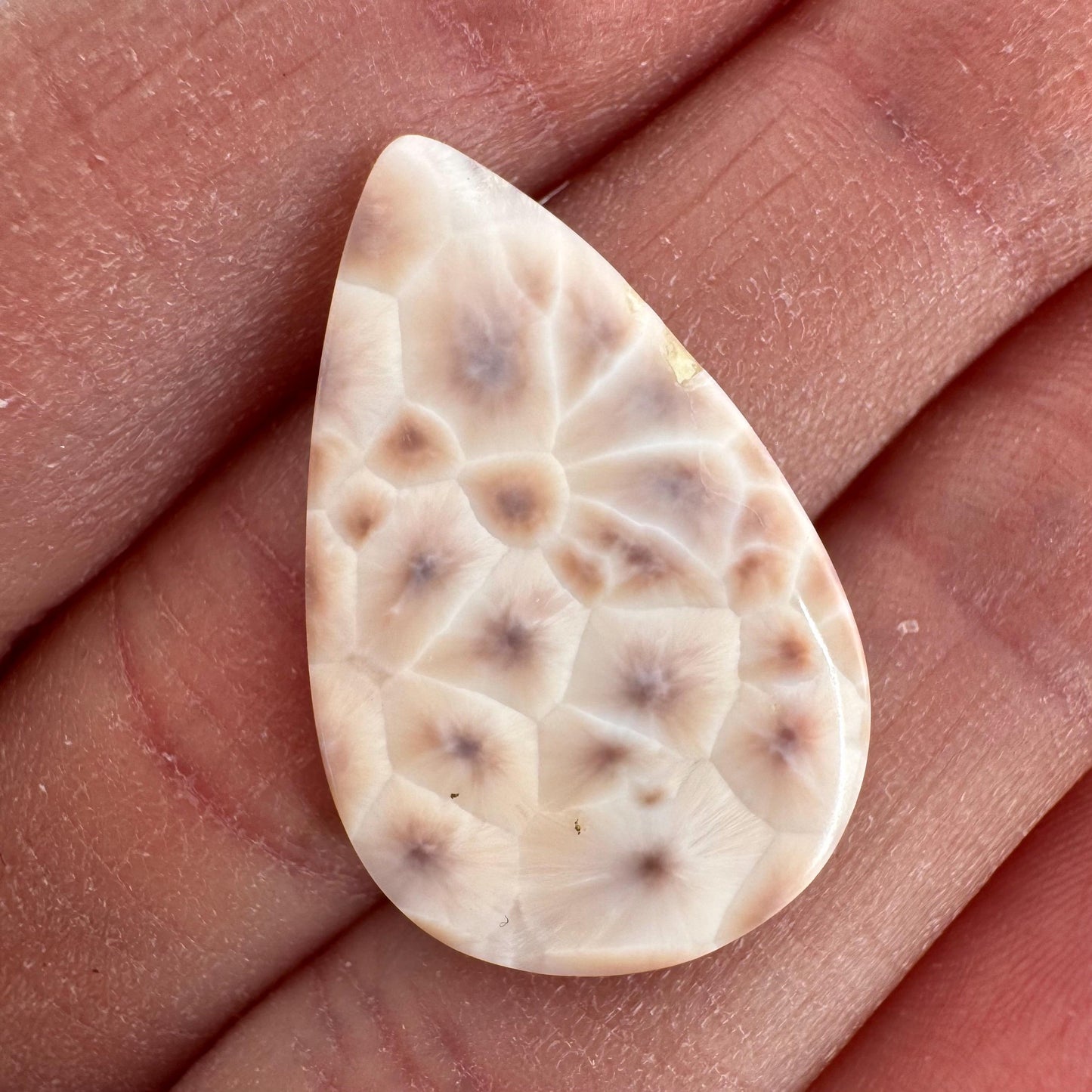 Pink Natrolite Cabochon | Natural Gemstone