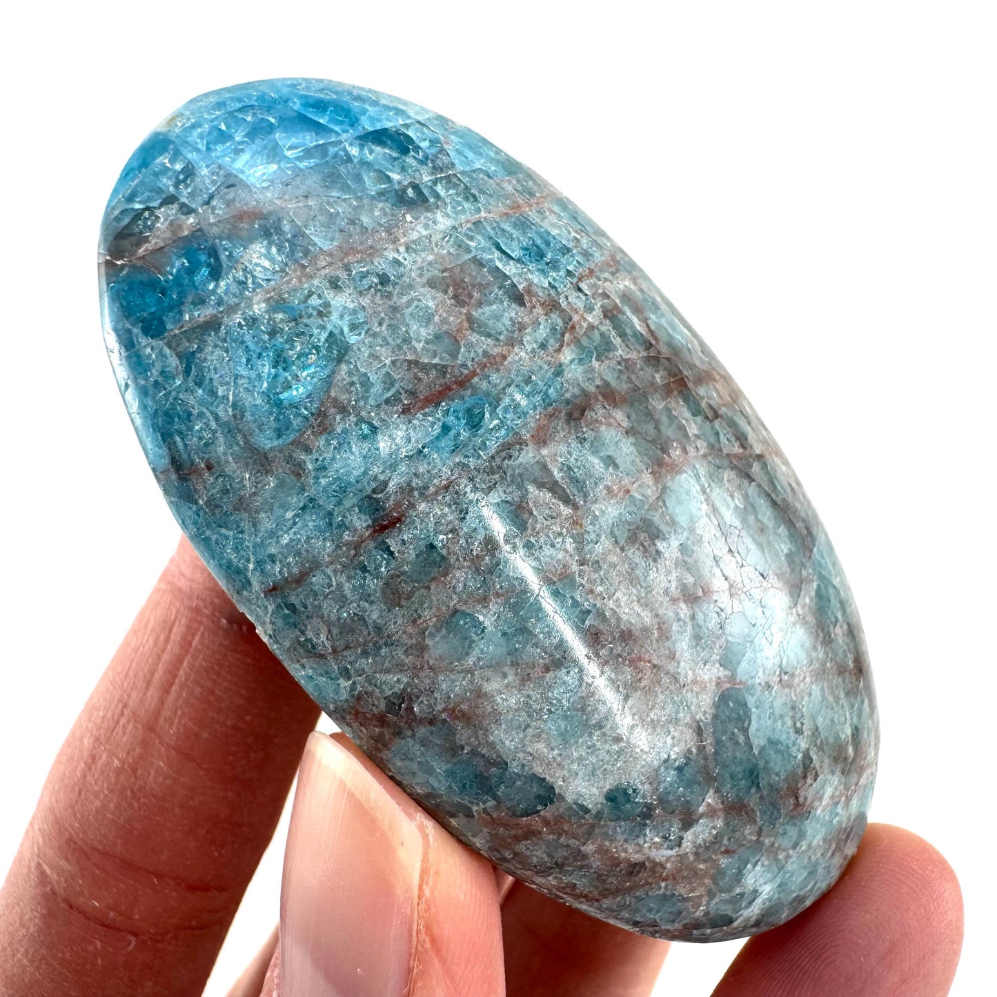 Blue Apatite Cabochon | Crystal Gemstone