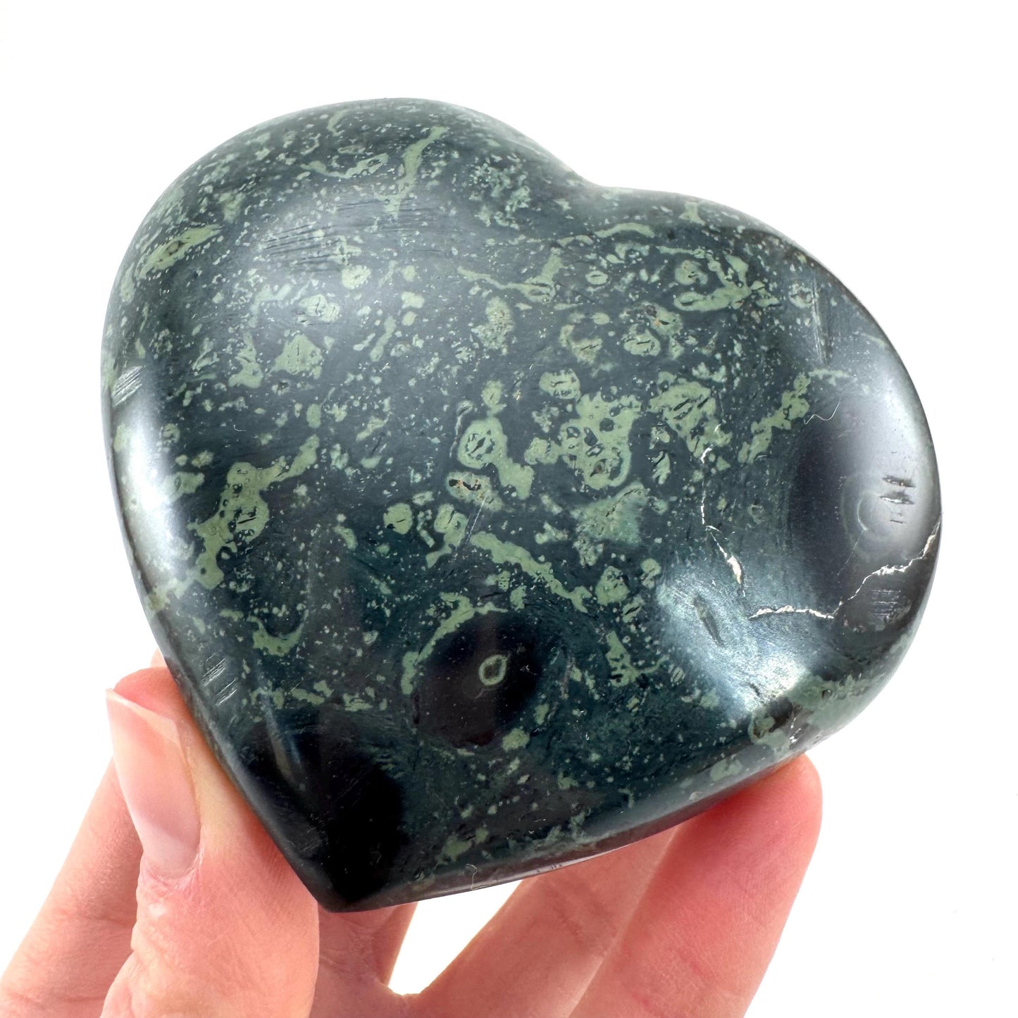 Kambaba Jasper Heart | Polished Crystal Decor