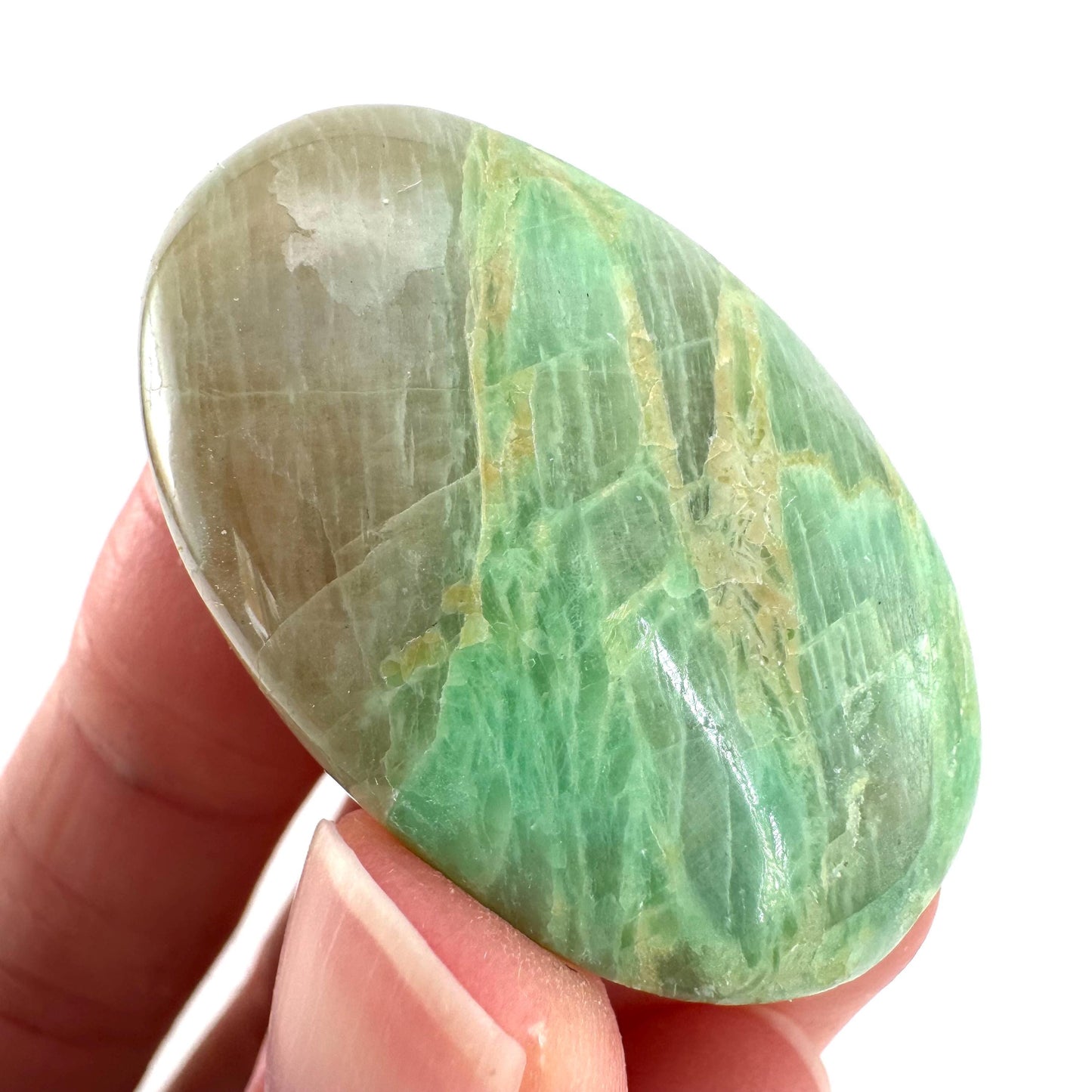 Garnierite Cabochon | Green Moonstone Gemstone