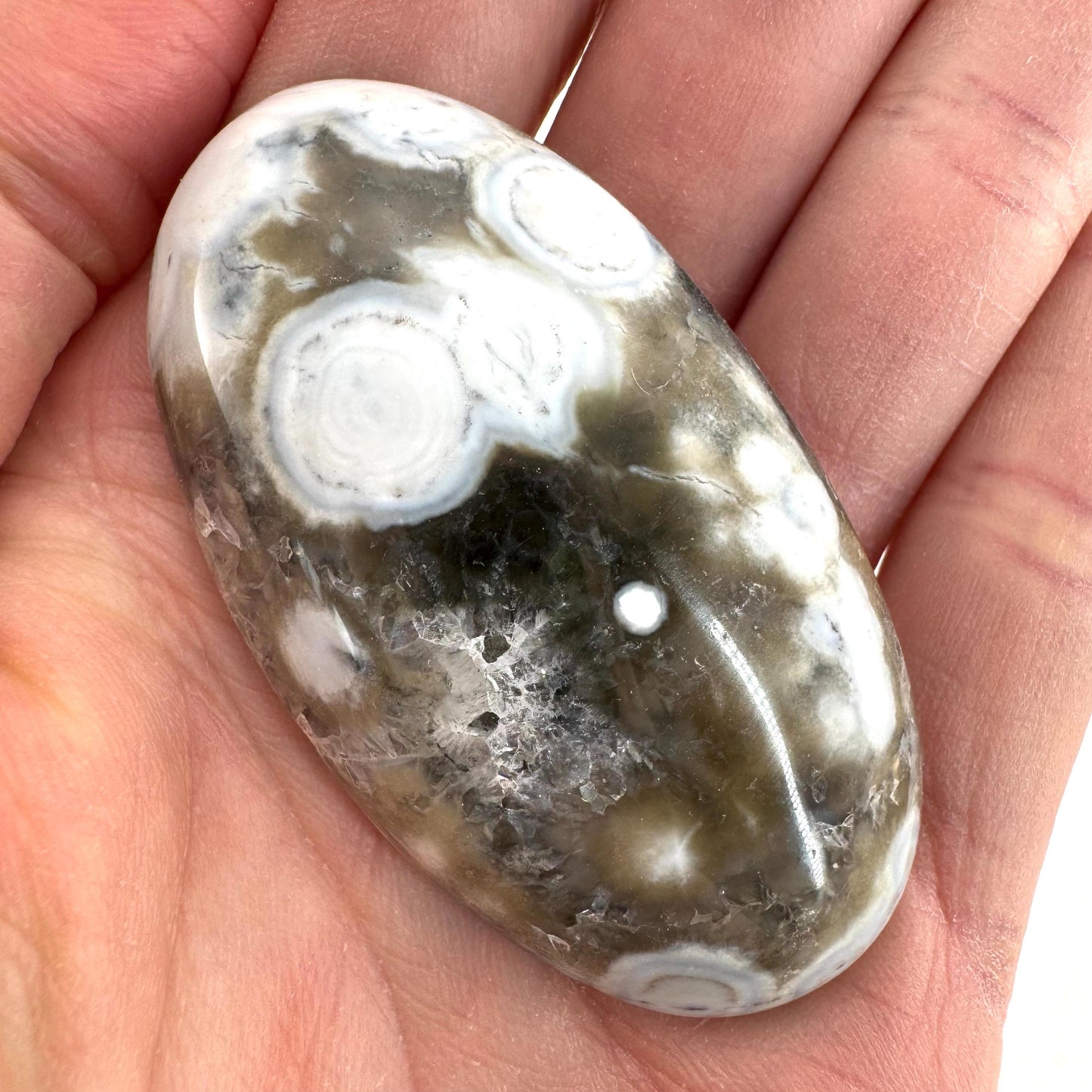 Orbicular Ocean Jasper Cabochon | Natural Gemstone