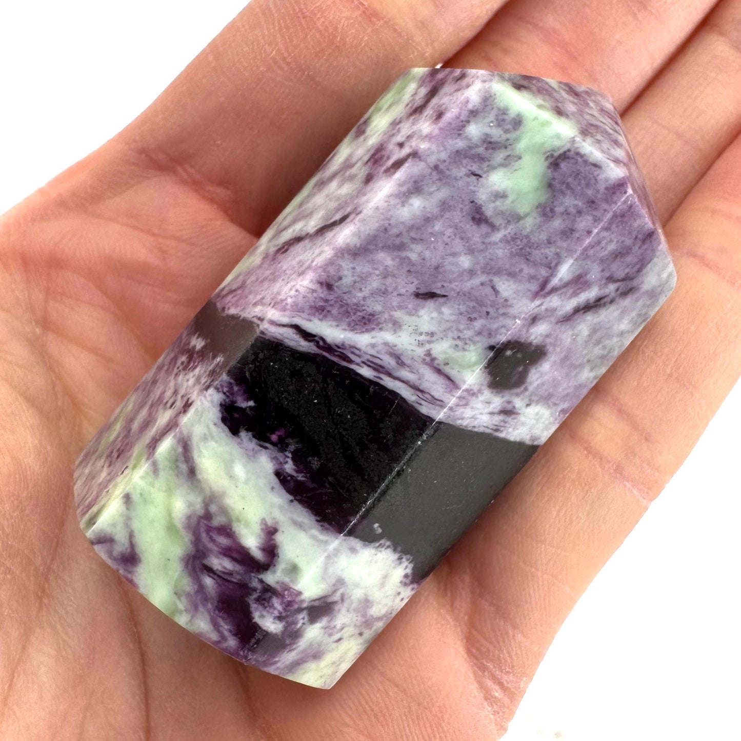 Kammererite Crystal Point | Polished Tower Wand