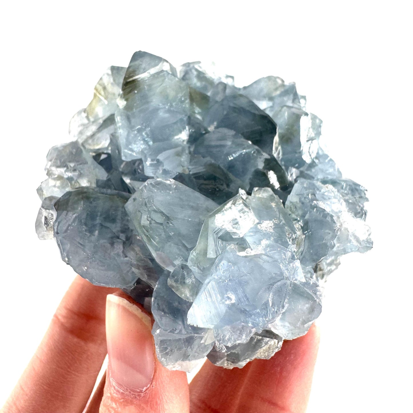 Celestite | natural blue crystal, mineral specimen from Madagascar