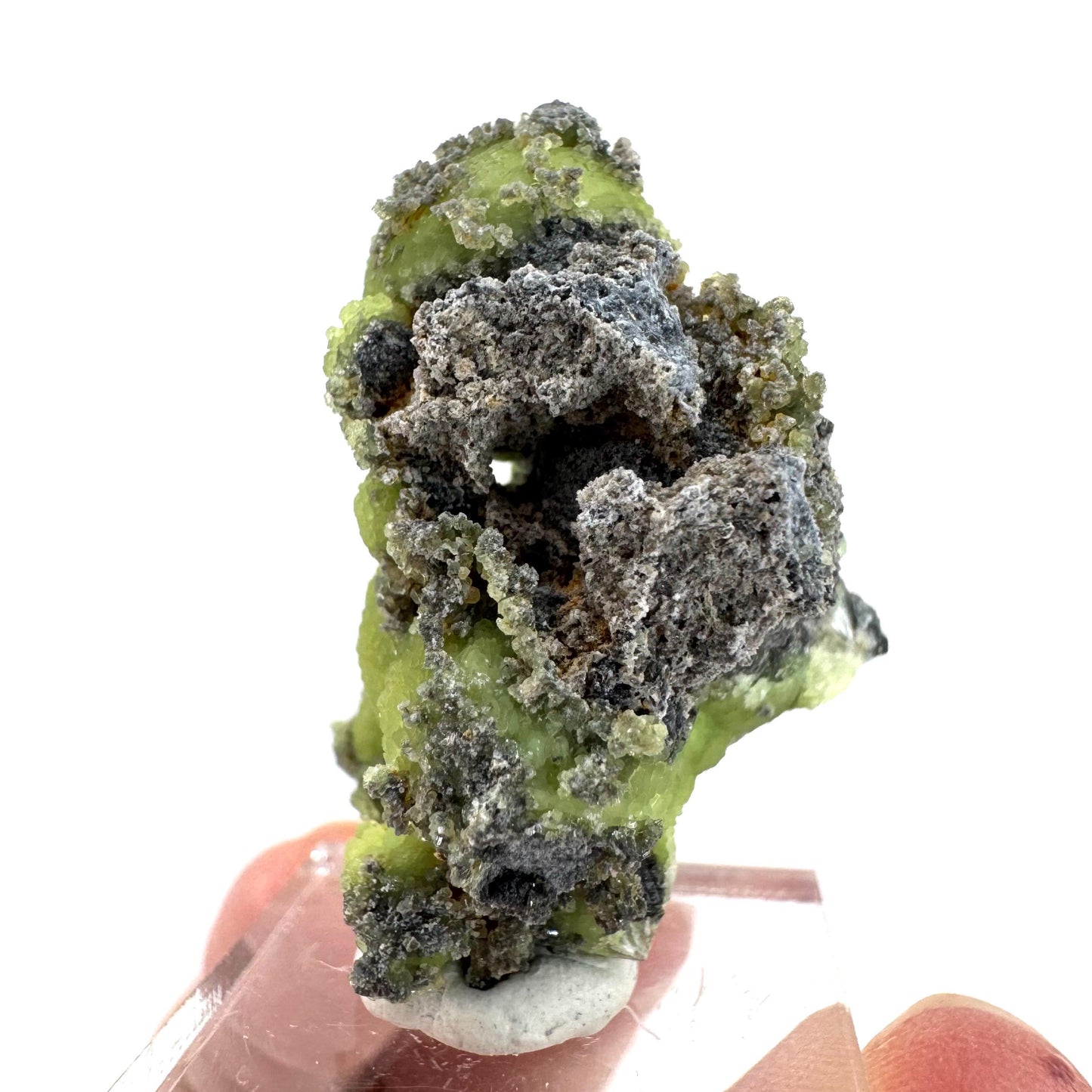 Wavellite (Arkansas, USA) | green crystal cluster, mineral specimen