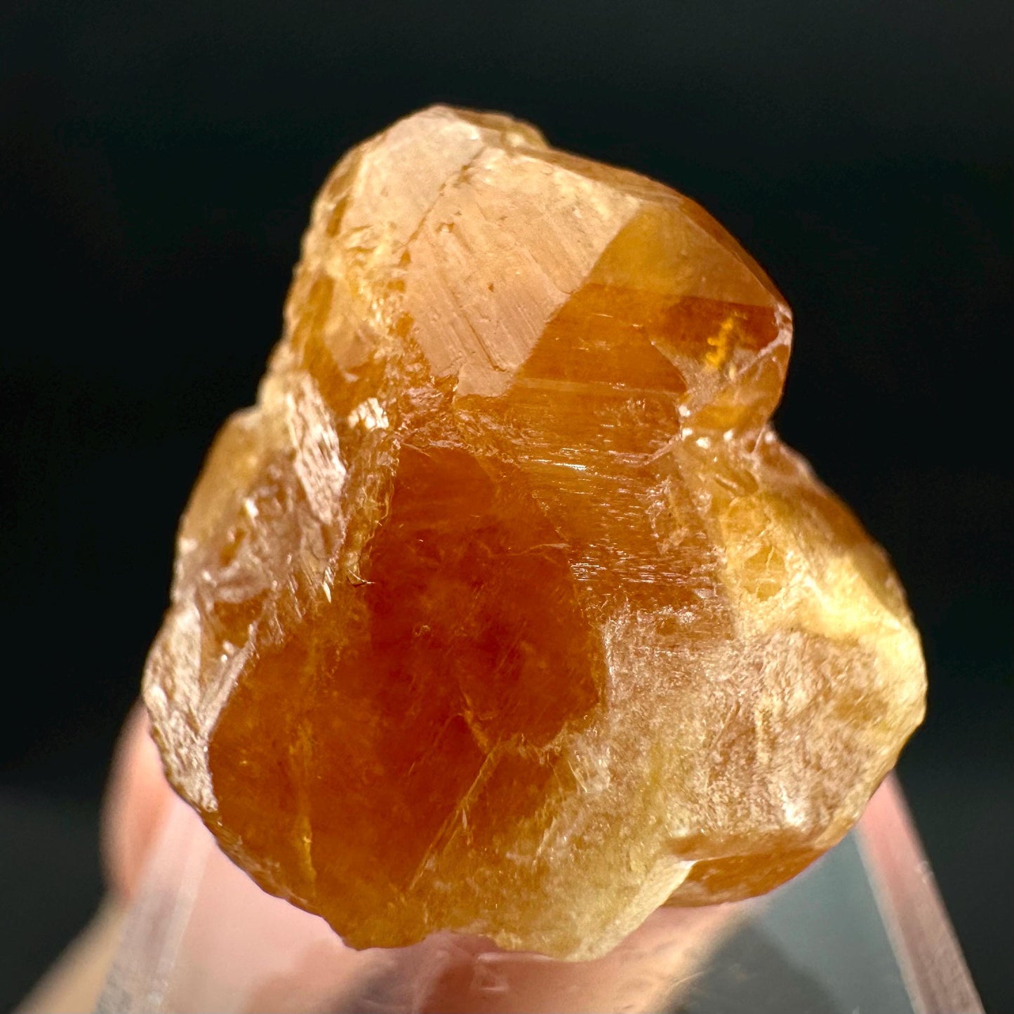 Hessonite Garnet | Orange Crystal, Mineral Specimen from Pakistan