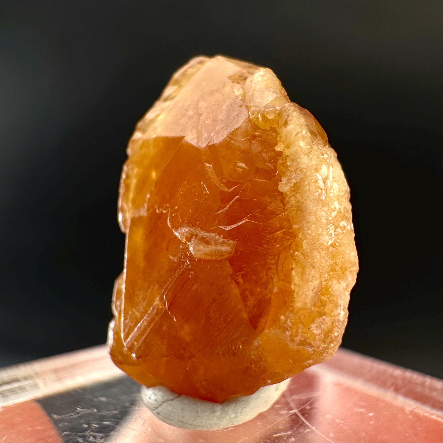 Hessonite Garnet | Orange Crystal, Mineral Specimen from Pakistan
