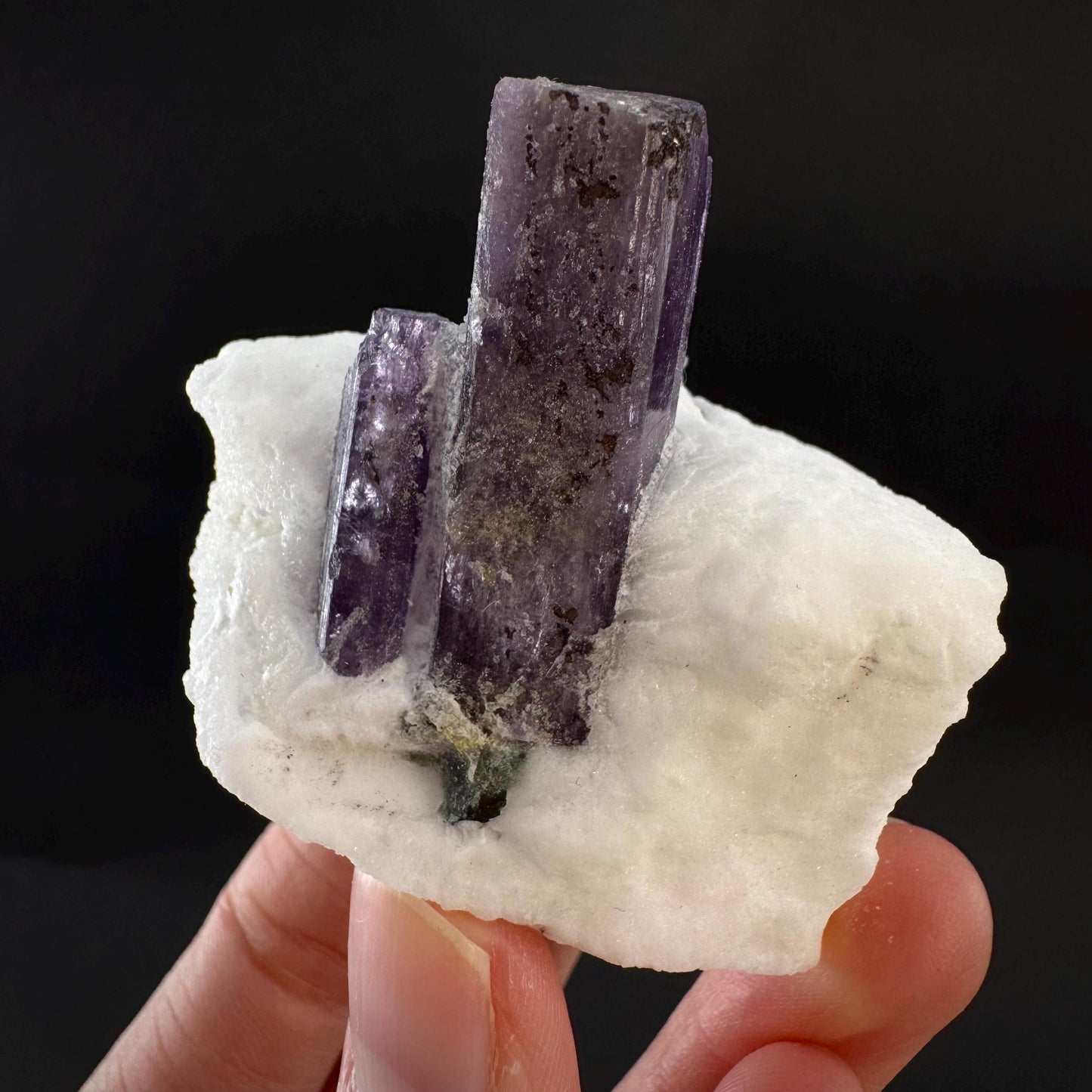 Scapolite on Matrix | Purple Crystal, Mineral Specimen from Afghanistan