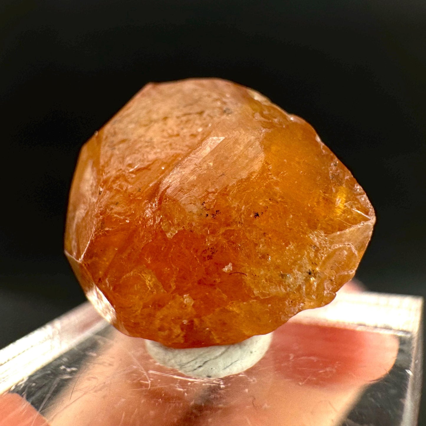 Hessonite Garnet | Orange Crystal, Mineral Specimen from Pakistan
