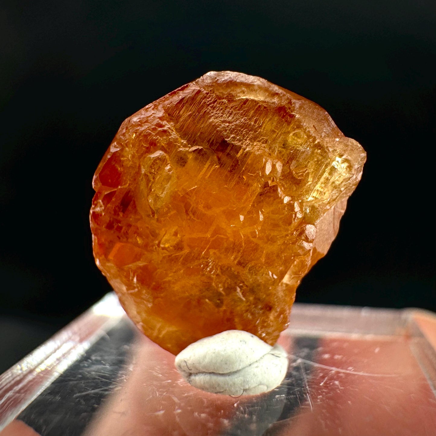 Hessonite Garnet | Orange Crystal, Mineral Specimen from Pakistan