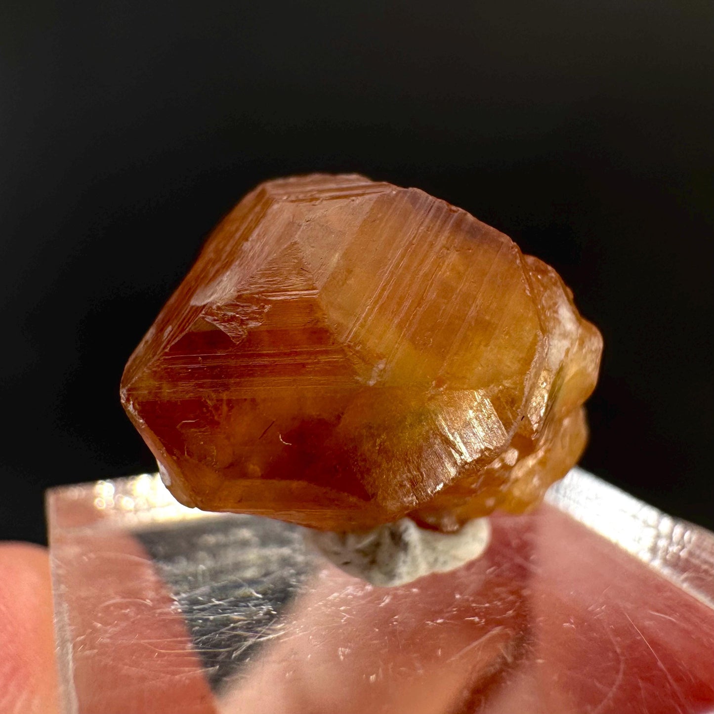 Hessonite Garnet | Orange Crystal, Mineral Specimen from Pakistan