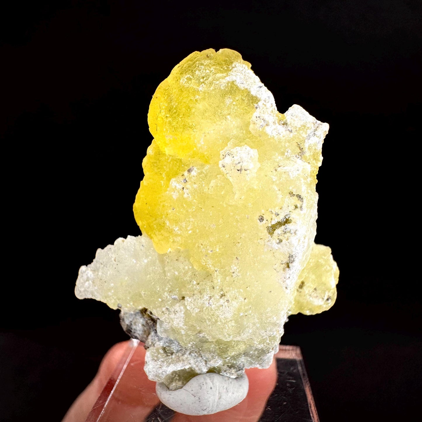 Brucite | Yellow Crystal, Lustrous Mineral Specimen From Pakistan