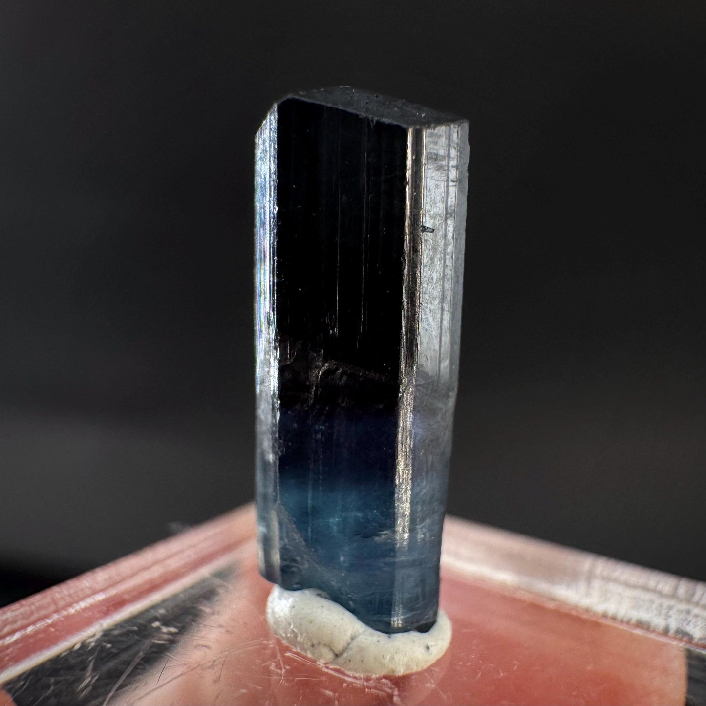 Indicolite Tourmaline Crystal | Natural Blue-Green Mineral Specimen from Pakistan