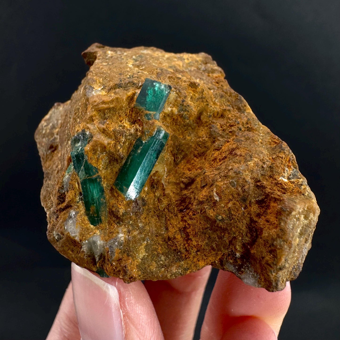 Emerald on Matrix | natural green crystal, mineral specimen from Pakistan