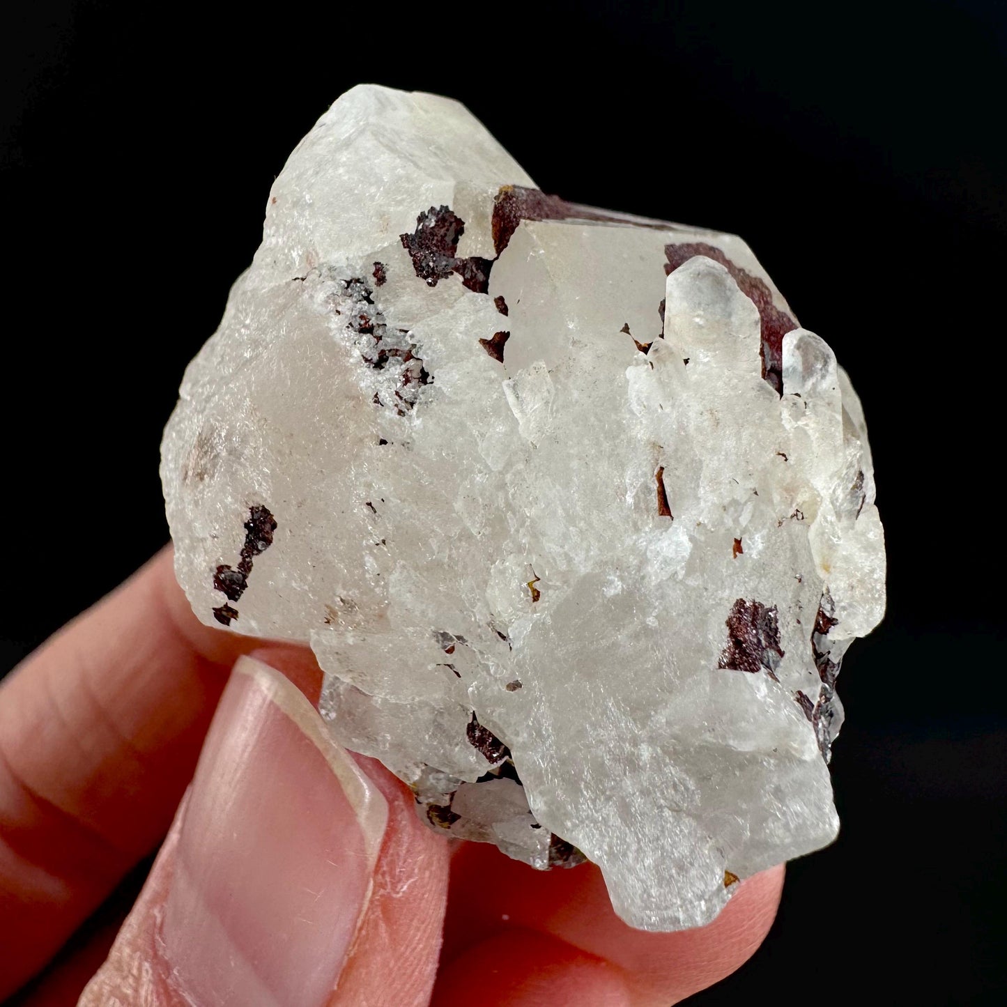 Hollandite Star Quartz | natural spider quartz crystal from Madagascar