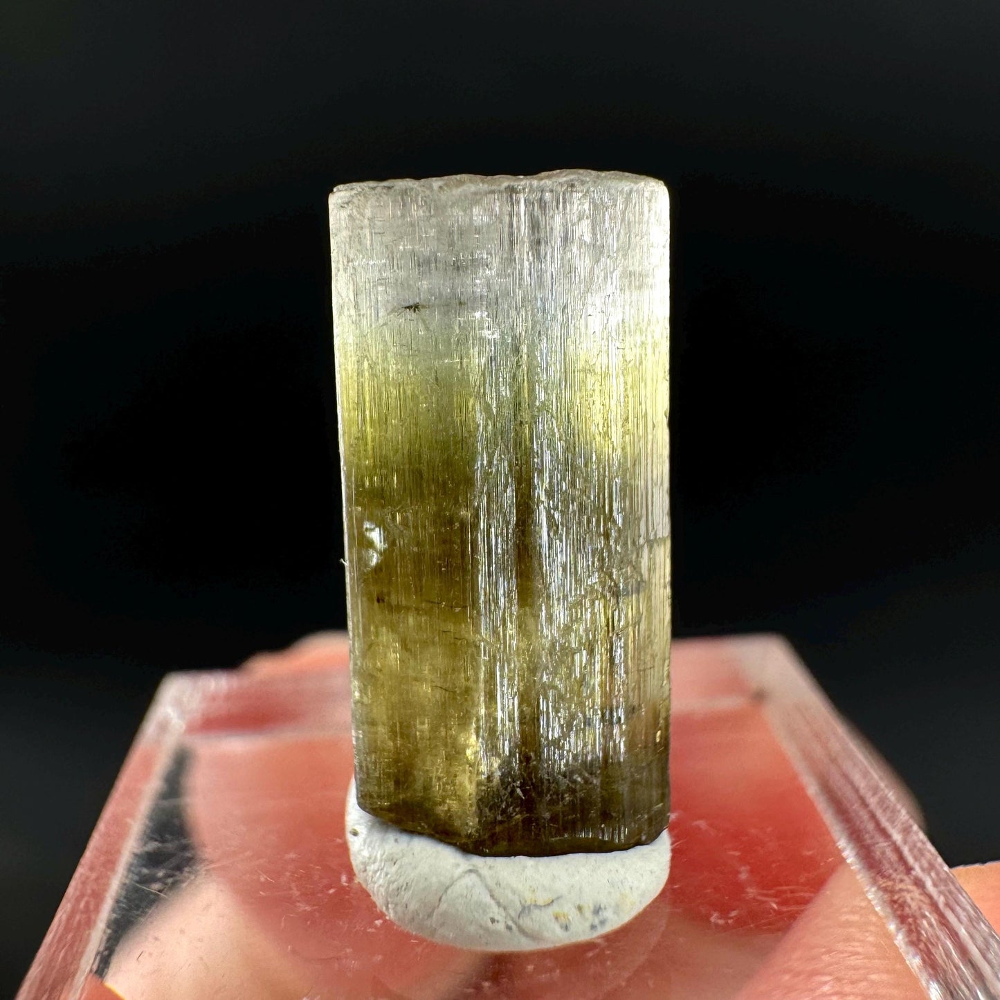 Elbaite Tourmaline | Green Crystal, mineral specimen from Paprok